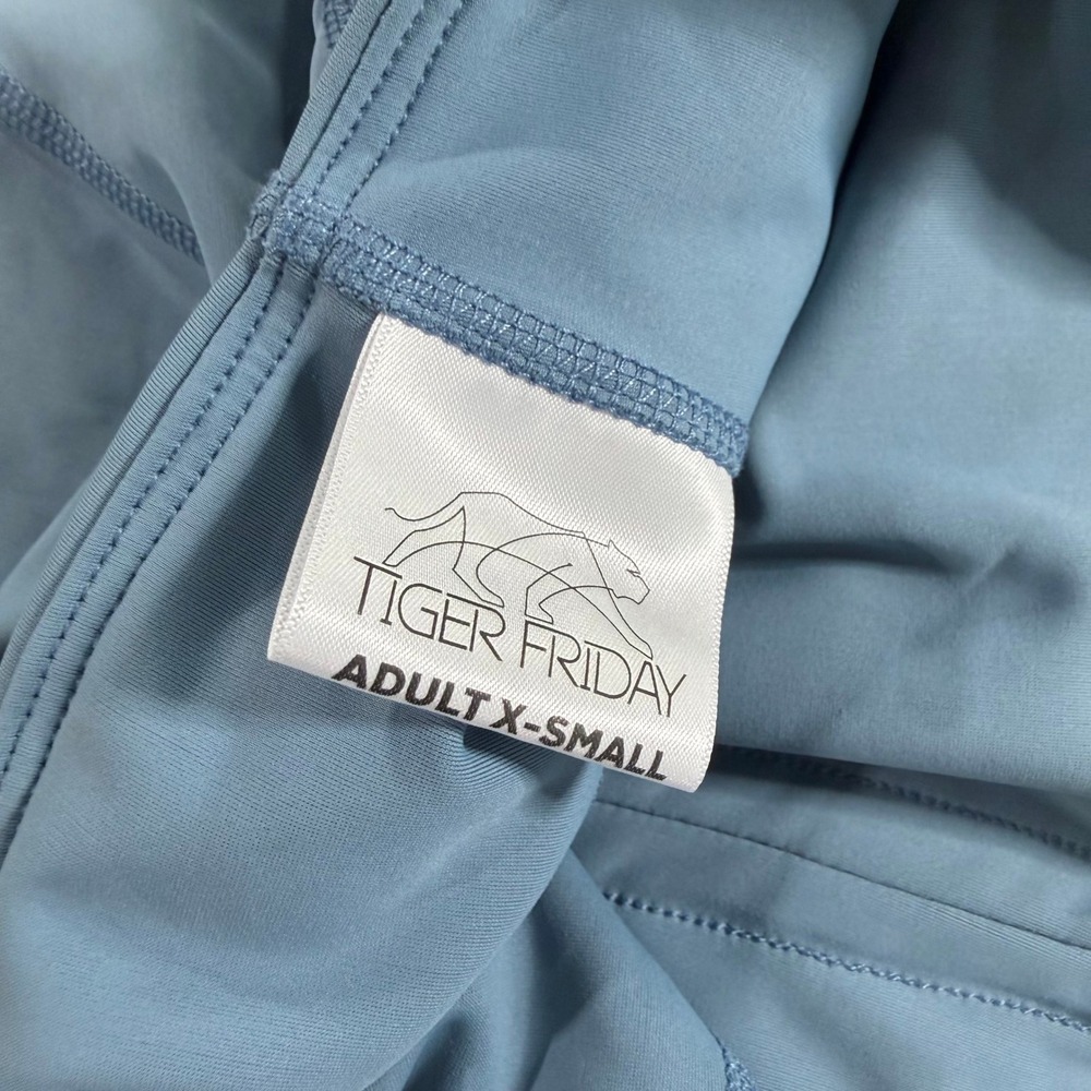 Tiger Friday Lola Cinch Leggings High Waisted Blue AXS Activewear Dance Yoga - Picture 5 of 8
